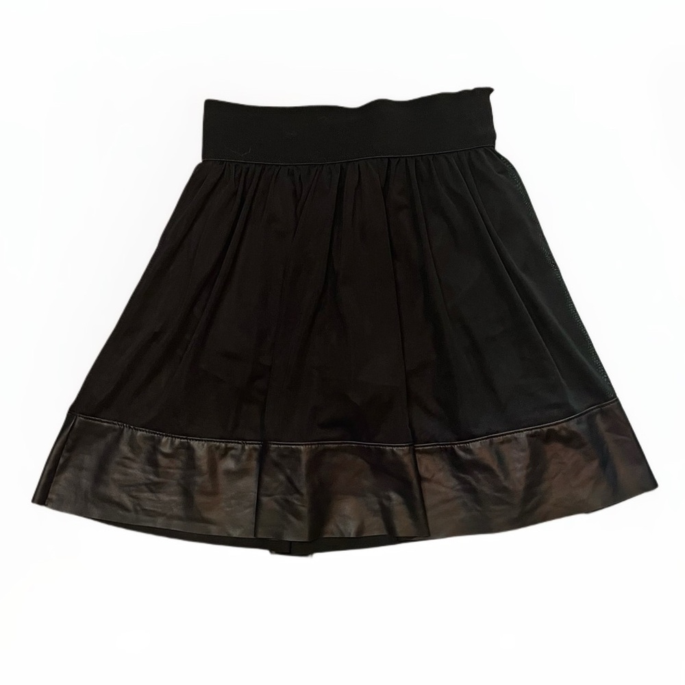 Akira Red Label Sheer Black Skort